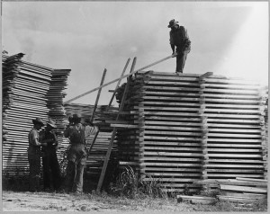 lumber yard