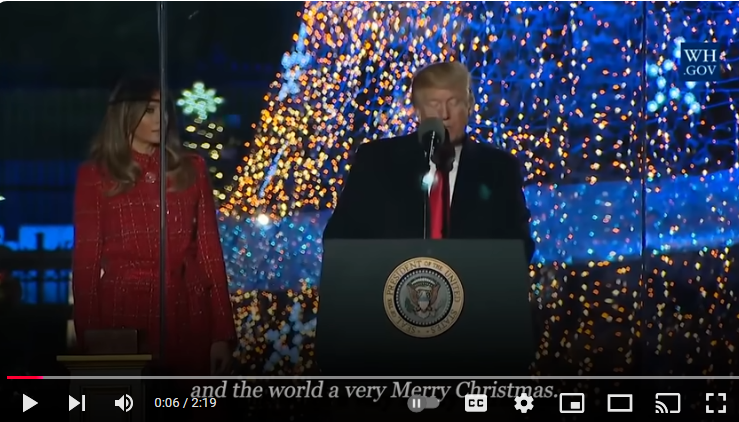 trump xmas