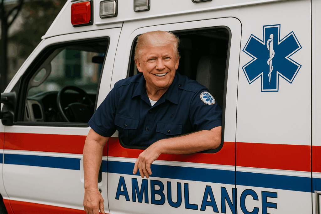 Trump as paramedic
